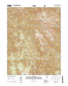 Toms Canyon Nevada Current topographic map, 1:24000 scale, 7.5 X 7.5 Minute, Year 2014
