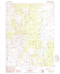 Tonkin Summit Nevada Historical topographic map, 1:24000 scale, 7.5 X 7.5 Minute, Year 1986