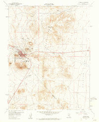 Tonopah Nevada Historical topographic map, 1:24000 scale, 7.5 X 7.5 Minute, Year 1960