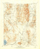 Tonopah Nevada Historical topographic map, 1:250000 scale, 1 X 1 Degree, Year 1907
