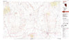 Tonopah Nevada Historical topographic map, 1:100000 scale, 30 X 60 Minute, Year 1987