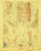Tonopah Nevada Historical topographic map, 1:250000 scale, 1 X 1 Degree, Year 1908