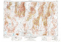 Tonopah Nevada Historical topographic map, 1:250000 scale, 1 X 2 Degree, Year 1956