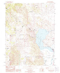Topaz Lake Nevada Historical topographic map, 1:24000 scale, 7.5 X 7.5 Minute, Year 1988