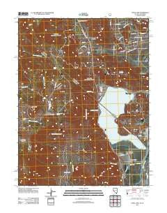 Topaz Lake Nevada Historical topographic map, 1:24000 scale, 7.5 X 7.5 Minute, Year 2012