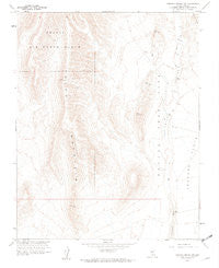 Topopah Spring SW Nevada Historical topographic map, 1:24000 scale, 7.5 X 7.5 Minute, Year 1961