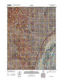 Toulon Peak Nevada Historical topographic map, 1:24000 scale, 7.5 X 7.5 Minute, Year 2011