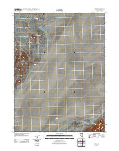 Trego Nevada Historical topographic map, 1:24000 scale, 7.5 X 7.5 Minute, Year 2011