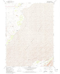 Trego Nevada Historical topographic map, 1:24000 scale, 7.5 X 7.5 Minute, Year 1980