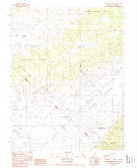 Truman Meadows Nevada Historical topographic map, 1:24000 scale, 7.5 X 7.5 Minute, Year 1987