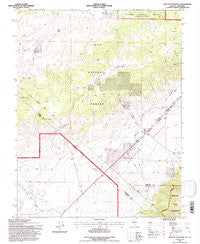 Truman Meadows Nevada Historical topographic map, 1:24000 scale, 7.5 X 7.5 Minute, Year 1994