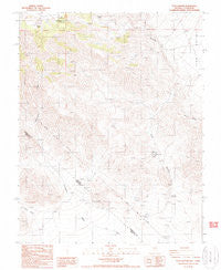 Tule Canyon Nevada Historical topographic map, 1:24000 scale, 7.5 X 7.5 Minute, Year 1987