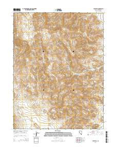 Tule Peak Nevada Current topographic map, 1:24000 scale, 7.5 X 7.5 Minute, Year 2014