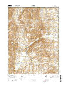 Tule Valley Nevada Current topographic map, 1:24000 scale, 7.5 X 7.5 Minute, Year 2015