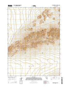 Tumbleweed Flat Nevada Current topographic map, 1:24000 scale, 7.5 X 7.5 Minute, Year 2014