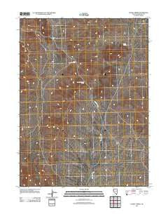 Tunnel Spring Nevada Historical topographic map, 1:24000 scale, 7.5 X 7.5 Minute, Year 2011