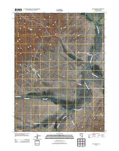 Tuscarora Nevada Historical topographic map, 1:24000 scale, 7.5 X 7.5 Minute, Year 2012