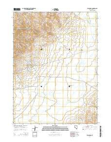 Tuscarora Nevada Current topographic map, 1:24000 scale, 7.5 X 7.5 Minute, Year 2014