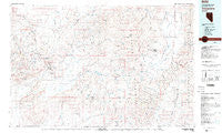 Tuscarora Nevada Historical topographic map, 1:100000 scale, 30 X 60 Minute, Year 1982