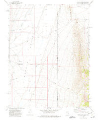 Tweedy Wash Nevada Historical topographic map, 1:24000 scale, 7.5 X 7.5 Minute, Year 1972