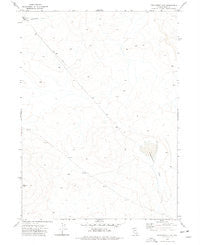 Twelvemile Flat Nevada Historical topographic map, 1:24000 scale, 7.5 X 7.5 Minute, Year 1973