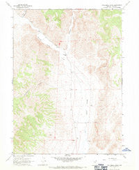 Twelvemile Ranch Nevada Historical topographic map, 1:24000 scale, 7.5 X 7.5 Minute, Year 1967
