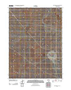 Twelvemile Flat Nevada Historical topographic map, 1:24000 scale, 7.5 X 7.5 Minute, Year 2012