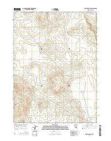 Twelvemile Flat Nevada Current topographic map, 1:24000 scale, 7.5 X 7.5 Minute, Year 2015