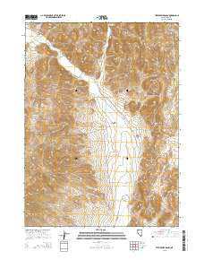 Twelvemile Ranch Nevada Current topographic map, 1:24000 scale, 7.5 X 7.5 Minute, Year 2015