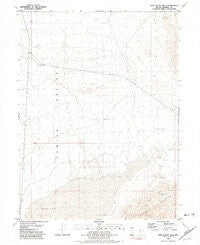 Twin Buttes Well Nevada Historical topographic map, 1:24000 scale, 7.5 X 7.5 Minute, Year 1981