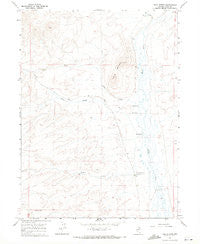 Twin Buttes Nevada Historical topographic map, 1:24000 scale, 7.5 X 7.5 Minute, Year 1967