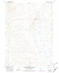 Twin Buttes Nevada Historical topographic map, 1:24000 scale, 7.5 X 7.5 Minute, Year 1967