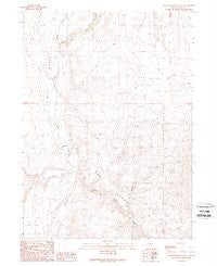 Twin Meadows Ranch Nevada Historical topographic map, 1:24000 scale, 7.5 X 7.5 Minute, Year 1989