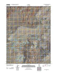 Upsal Hogback Nevada Historical topographic map, 1:24000 scale, 7.5 X 7.5 Minute, Year 2011