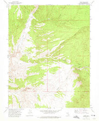 Ursine Nevada Historical topographic map, 1:24000 scale, 7.5 X 7.5 Minute, Year 1972
