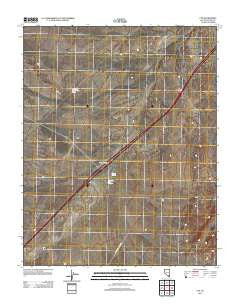 Ute Nevada Historical topographic map, 1:24000 scale, 7.5 X 7.5 Minute, Year 2012