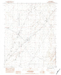 Ute Nevada Historical topographic map, 1:24000 scale, 7.5 X 7.5 Minute, Year 1983