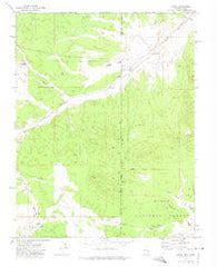 Uvada Utah Historical topographic map, 1:24000 scale, 7.5 X 7.5 Minute, Year 1972