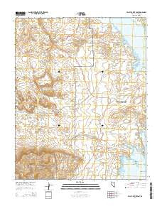 Valley of Fire East Nevada Current topographic map, 1:24000 scale, 7.5 X 7.5 Minute, Year 2014