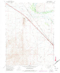 Valmy Nevada Historical topographic map, 1:24000 scale, 7.5 X 7.5 Minute, Year 1965