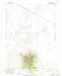 Ventosa Nevada Historical topographic map, 1:24000 scale, 7.5 X 7.5 Minute, Year 1968