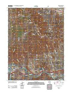 Verdi Nevada Historical topographic map, 1:24000 scale, 7.5 X 7.5 Minute, Year 2012