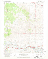 Verdi Nevada Historical topographic map, 1:24000 scale, 7.5 X 7.5 Minute, Year 1967