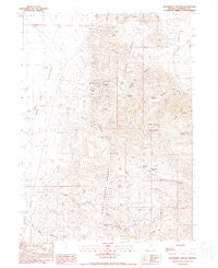 Vicksburg Canyon Nevada Historical topographic map, 1:24000 scale, 7.5 X 7.5 Minute, Year 1990