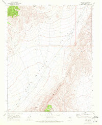 Vigo NW Nevada Historical topographic map, 1:24000 scale, 7.5 X 7.5 Minute, Year 1969