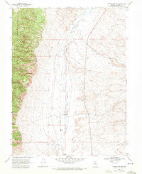 Vigus Butte NW Nevada Historical topographic map, 1:24000 scale, 7.5 X 7.5 Minute, Year 1969
