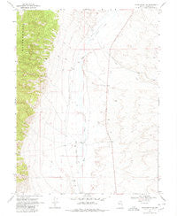 Vigus Butte NW Nevada Historical topographic map, 1:24000 scale, 7.5 X 7.5 Minute, Year 1969