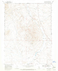 Vigus Butte Nevada Historical topographic map, 1:24000 scale, 7.5 X 7.5 Minute, Year 1969