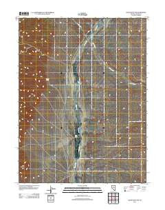 Vigus Butte NW Nevada Historical topographic map, 1:24000 scale, 7.5 X 7.5 Minute, Year 2011