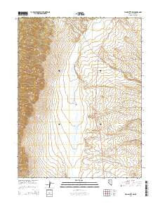 Vigus Butte NW Nevada Current topographic map, 1:24000 scale, 7.5 X 7.5 Minute, Year 2014